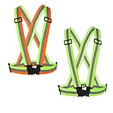 Ksadna Reflective Running Vest,Night Walking Safety Gear,Reflective Vest,Comfortable and Portable,Reflective Belt Adjustable,High Visibility, Reusable,Suitable for Night Travel,Night Run,Dog Walking