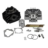 Outdoors & Spares Replaces 1150 Yamaha PW80 with Cylinder Gasket Piston Ring Kit Set Top End for 1983-2006 Bike