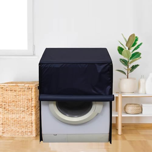 Image of Wings Star Front Load Washing Machine Cover Suitable for Bosch 5.5 kg, 6 kg (50X63X81 CMS, Blue)