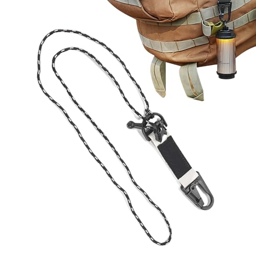 Cuerda para Exteriores - Cable Elástico De Sujeción con Longitud Ajustable - Cuerda Elástica Portátil Multiusos para Carpa, Toldo Y Uso Interior