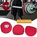 kowaku Change Workout Weight Equipment Compact Universal Small Change Plate for Weightlifting for Home Gym, 2.5 kg Red