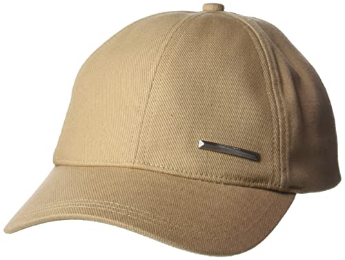 Casquette Calvin Klein BB Cap Travertine Beige ajustable avec plaque