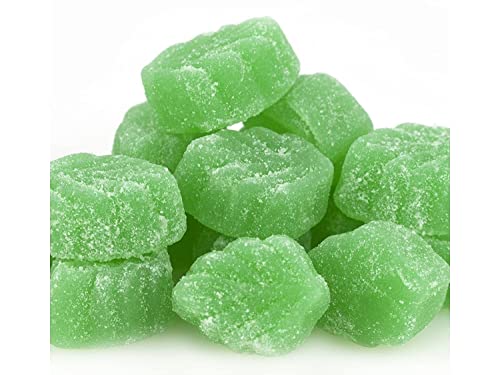 Bayside Candy Jelly Spearmint Leaves Candy Slices 1LB miniatura 1