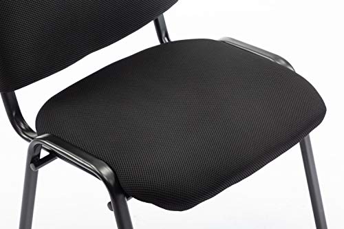 H&Y Hiyeah Reception Chair Stacking Mesh Armless Side Chair Office Conference Stackable Chairs For Guest, Waiting Training Room, Lobby, Banquet, Events (Cushion-Mesh Back，Set Of 5) #TOP6