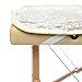 Saloniture Fleece Massage Table Pad & Face Cradle Set - Soft and Comfortable 1/2