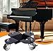 DYNWAVE Piano Trolley Auxiliary Tool with Brake Protect Your Floors Universal Furniture Mover with 4 Wheels for Cabinet Bookcase Sofa