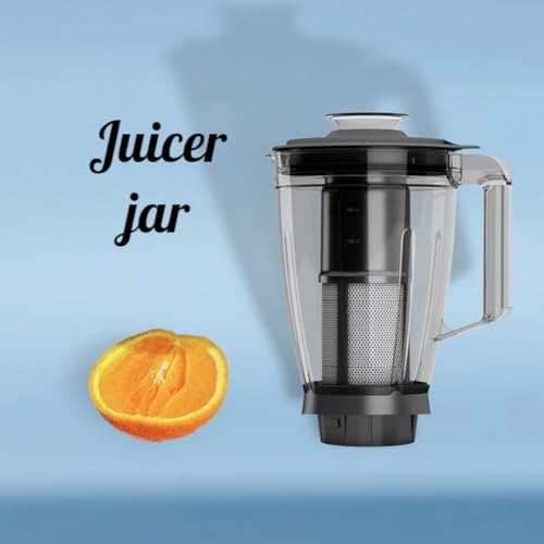 Image of Havells Juicer Jar, 1.75L Break-Resistant Polycarbonate Jar with Mesh Filter