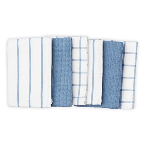 LANE-LINEN-Kitchen-Towels-Set-Pack-of-6-Cotton-Dish-Cloths-18x-28-Soft-Absorbent-Tea-Towels-for-Kitchen-Premium-Quick-Drying-Cleaning-Towels-Indigo
