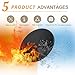 Atgestore DG62-00111A Small Burner Cap Replacement for Samsung Gas Stove Parts 1.7 IN Gas Range Surface Burner Cap DG62-0071A Samsung Burner Gas Cooker Hat 1 Pcs