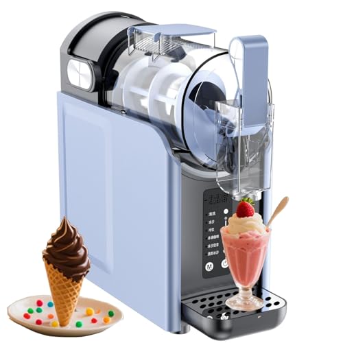 DHMYYXGS Slush-Maschine Für Zuhause,Sandeismaschine,Slushie Milchshake Maschine,5 Voreingestellte Programme,Gefrorene Slushie, Margaritas,Frappés,Milchshake Kein EIS Nötig – One-Touch-Reservierung