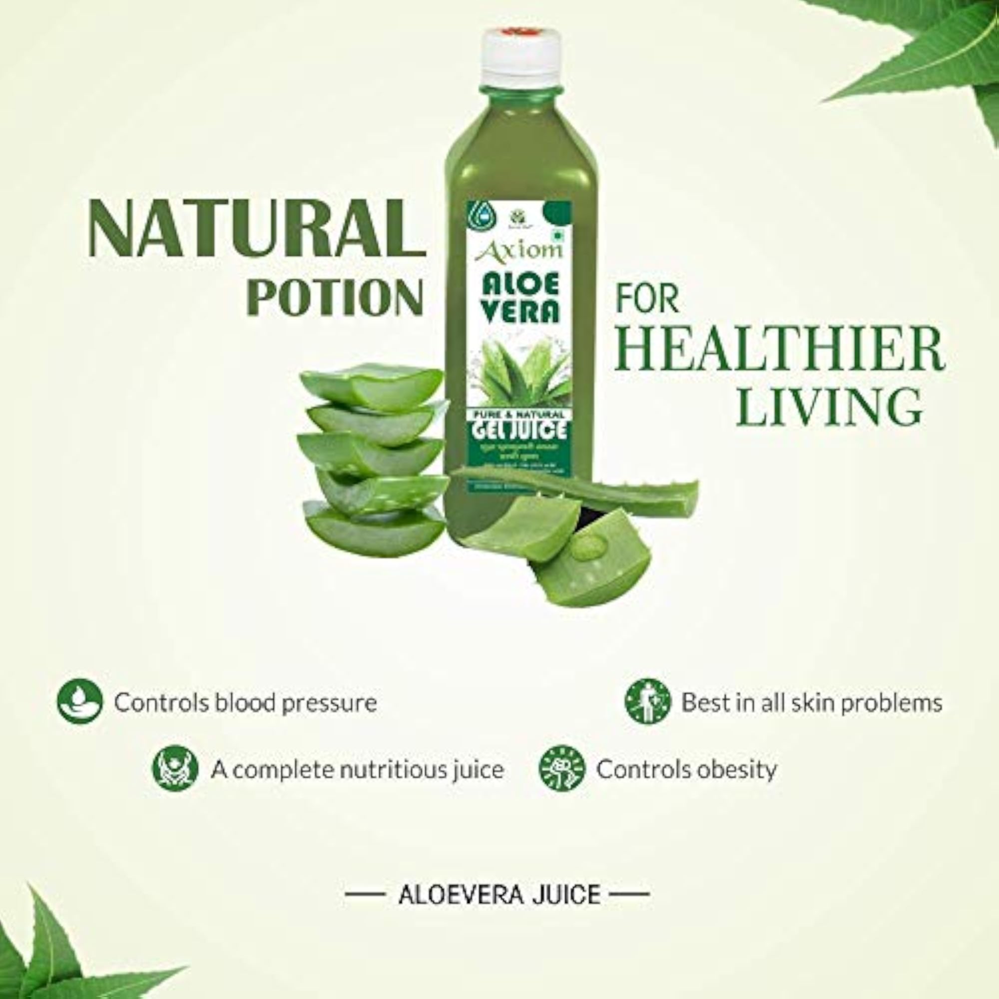 Jeevanras Amla Juice, 1000 ml Pack of 4