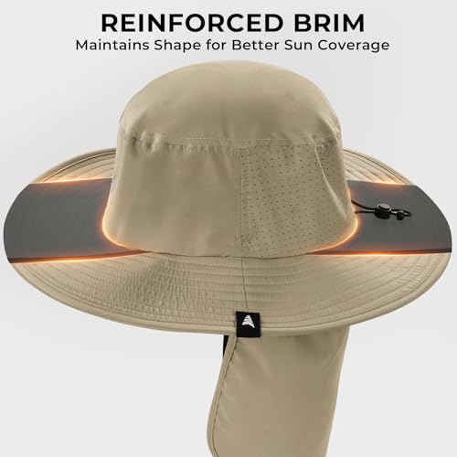 Image of KastKing Sol Armis UPF 50 Boonie Hat - Sun Protection Hat, Fishing Hat, Beach & Hiking Hat, Paddling