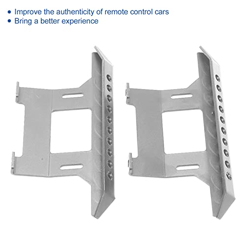 Yuecoom Pedal lateral de metal RC carro de escalada liga de alumínio pedal, peças de atualização par