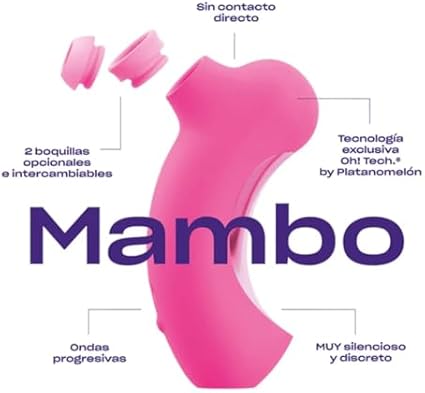 Platanomelón - Succionador de Clítoris con 14 Niveles Progresivos, Tecnología Oh! Tech®, Sumergible y Recargable - Mambo Lavanda