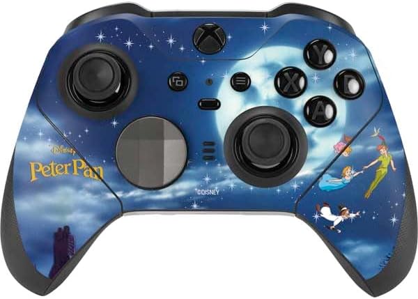 Skinit Decal Gaming Skin Compatible with Xbox Elite Wireless Controller Series 2 - Officially Licensed Disney Peter Pan Wendy and The Boys to Neverland Design