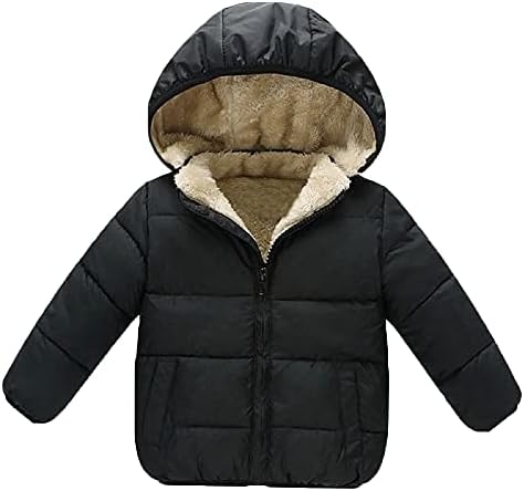GOODKIDS Baby Girls Boys' Winter Fleece Jackets with Hooded Toddler Warm Lined Coat Outer Clothing 1-6 Years