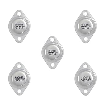 4 x 2N3055 15A 60V NPN AF Transistor de potencia para audio TO-3 on