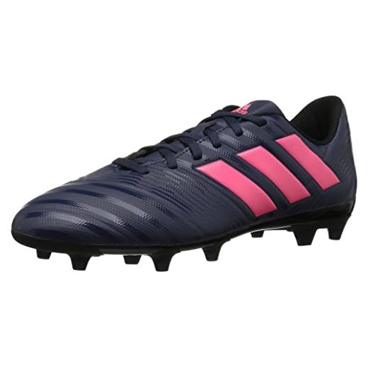 adidas Women's Nemeziz 17.4 FG W Soccer Shoe, Trace Blue/red Zest/core Black, 9.5 M US