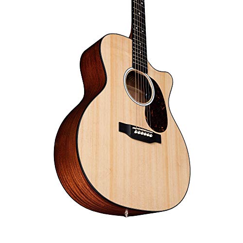 Martin Guitar Road Series GPC-11E Acoustic-Electric Guitar with Gig Bag, Sitka Spruce and Sapele Construction, GPC-14 Fret and Performing Artist Neck Shape with High-Performance Taper Natural - Image 4