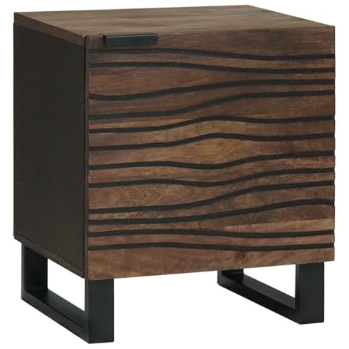Table de chevet en noyer idéale pour vos soirées lecture chaleureuses - 2