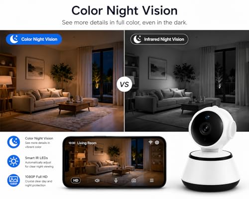 Image of JB Supar 3MP WiFi Light Camera Indoor 360 Rotation (Robot Camera)