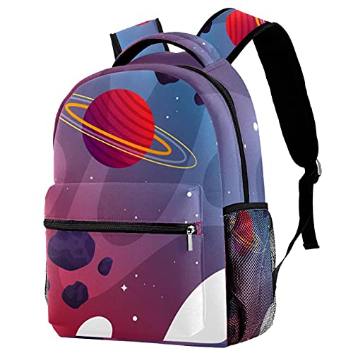 Sac à dos d'école planètes spatiales pour garçons et filles idéal du primaire au collège