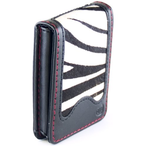 DLO Digital Lifestyle Outfitters DLA63535/17 HipCase Folio-Style Zebra Print Case with Belt Clip for iPod nano 3rd Gen