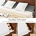 EUHAMS Queen Size Bed Wedge Pillow for Headboard Bed Gap Filller/Mattress Gap Filler (0-7