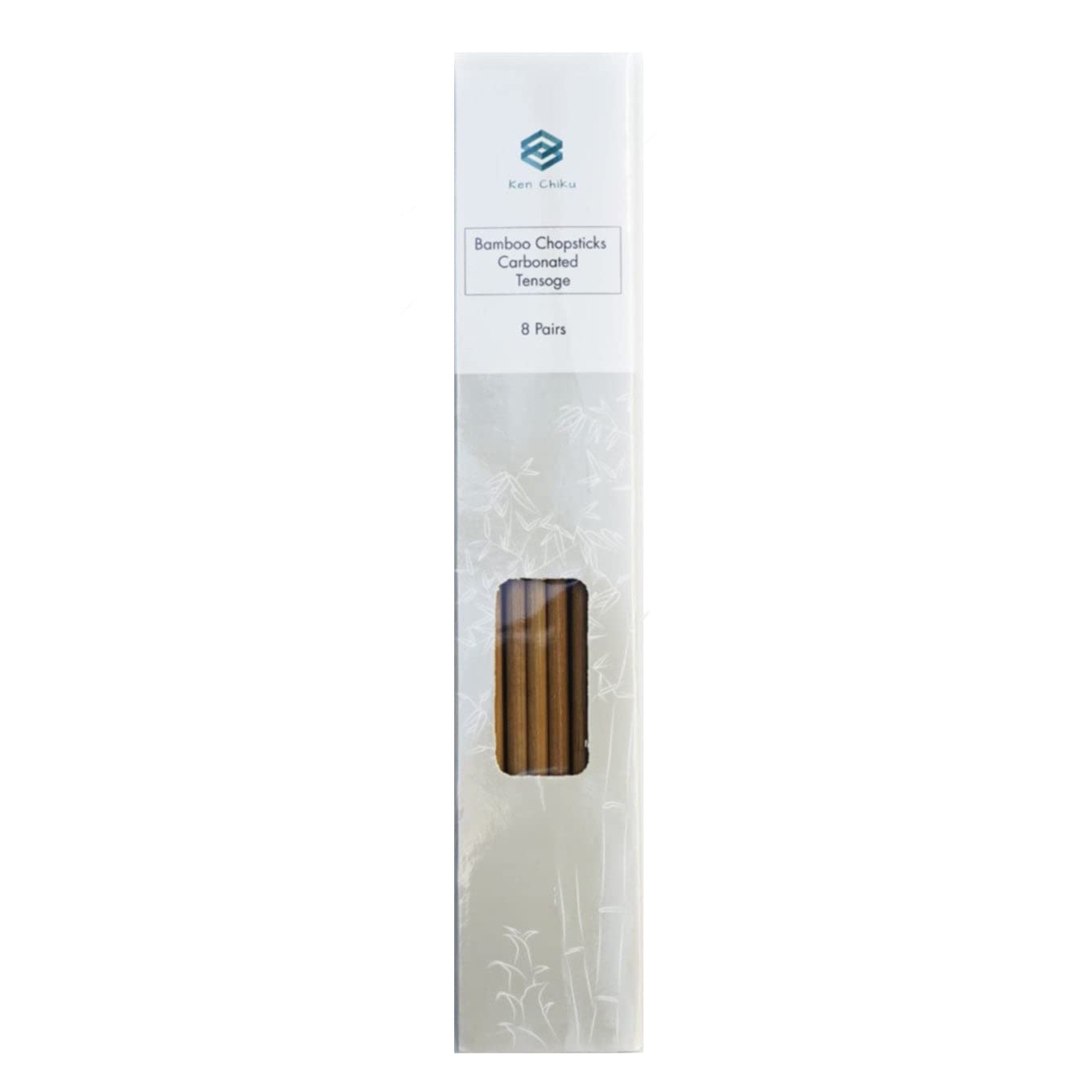 Ken - Chiku - Bamboo Chopsticks (Carbonated Tensoge - 8 Pairs)