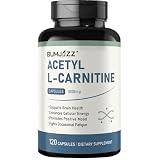 Capsule di acetil-L-carnitina 1000 mg, 120 conteggi: supporta la funzione NAD+, produzione di energia, umore, supporto nervoso e metabolico, concentrazione mentale