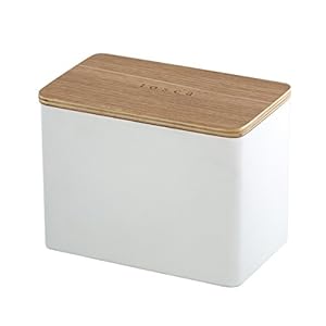 山崎実業(Yamazaki) コットンケース トスカ ホワイト 約W17XD10XH13cm tosca 3968