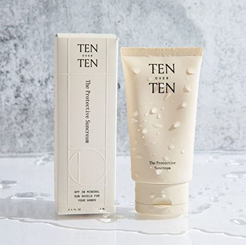 Tenoverten - The Protective Suncream Broad Spectrum Mineral Spf 30 Hand Cream | Clean, Natural, Non-Toxic Hand, Foot + Nail Care (1.7 Oz | 50 Ml) #TOP1