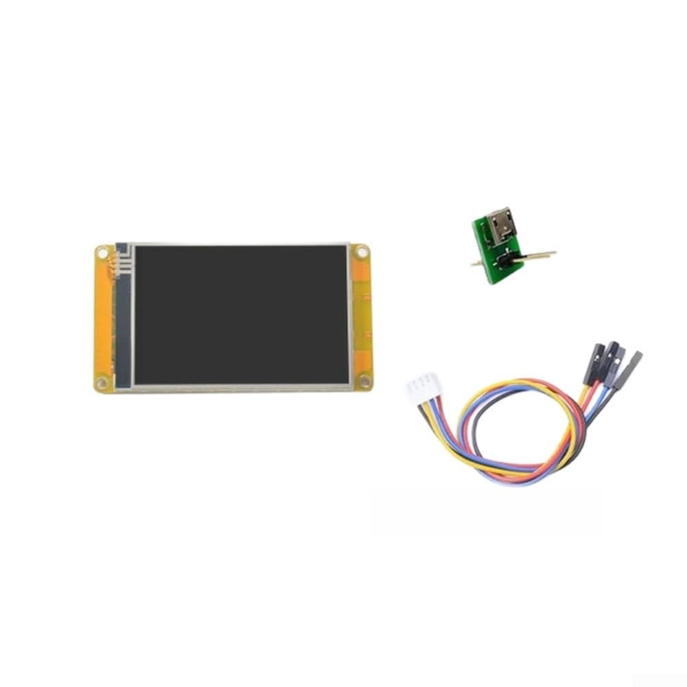 Nextion Discovery Series HMI Touch Display 2.4/3.5 Inch TFT LCD Resistive Screen with 64MHz ARM Cortex-M0+ MCU, RGB 65K Color, 480x320 Resolution(NX3224F024)