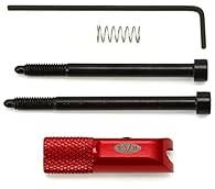 A revolutionary new patented device that lets you to drop from E to D and back, in an instant It's simple to use and it works Designed to adapt to a double-locking tremolo Made from the highest quality hardened steel