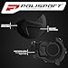 Polisport Clutch and Ignition Cover Protector Kit (Black) - Compatible With Yamaha YZ450F(2018-2024) & WR450F/YZ450FX(2019-2023)