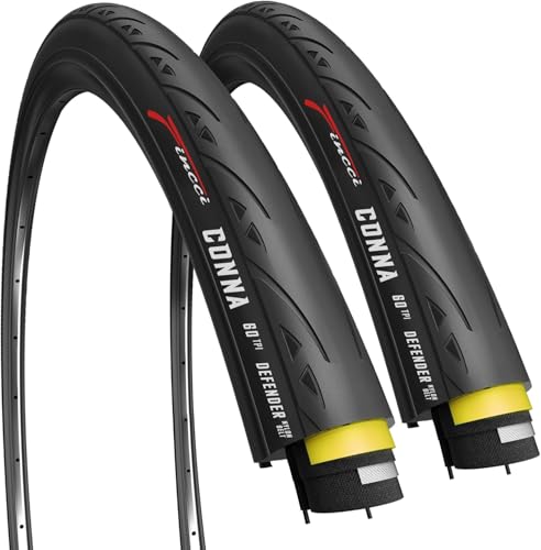 Fincci Rennrad Reifen 700x23c - Paar Fahrrad Reifen 28 Zoll 23-622 mit 1 mm...