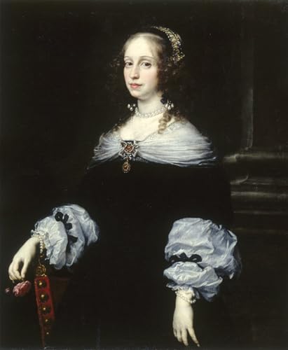 Art mural portrait de la comtesse Teresa pour sublimer l'ambiance feutrée de votre chambre