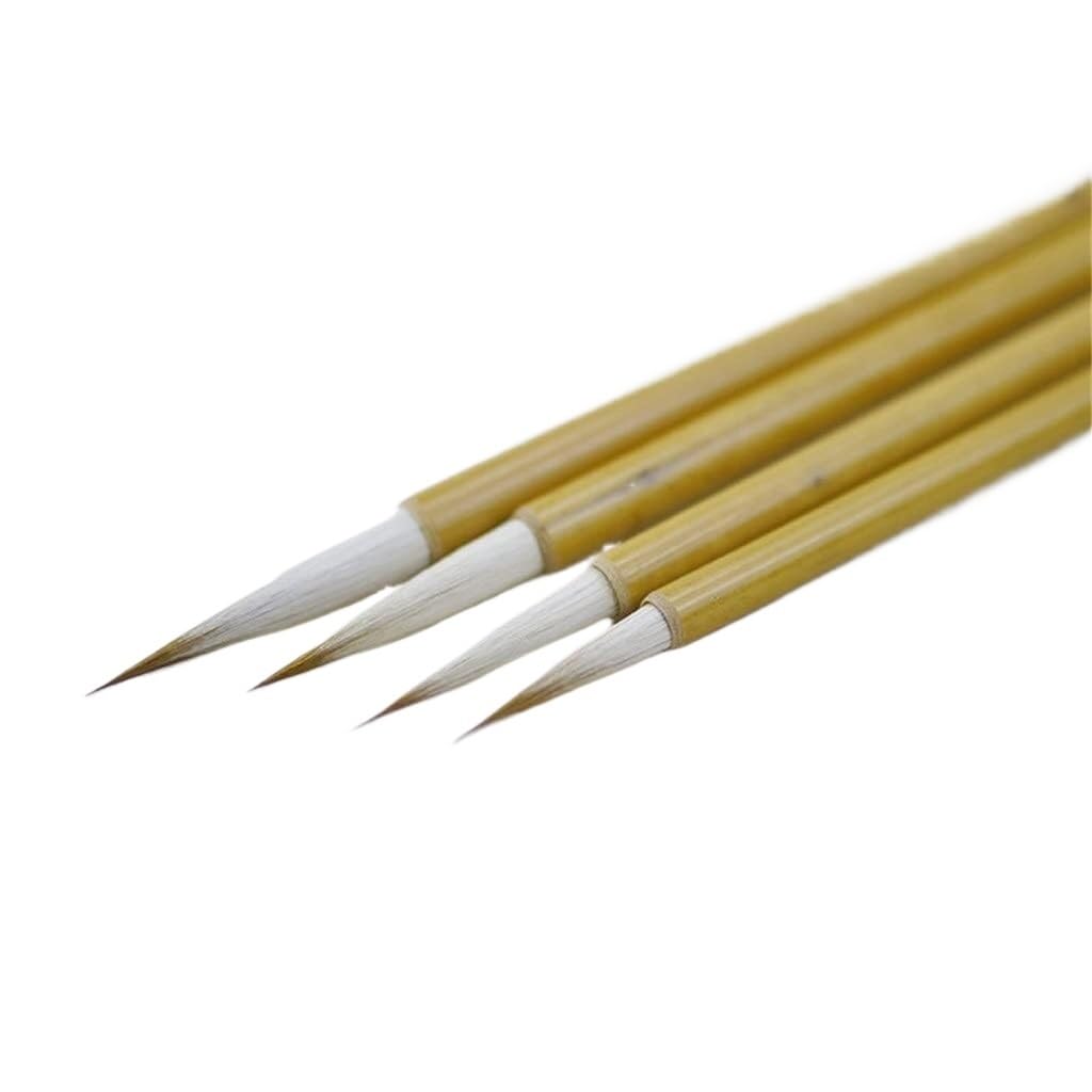 Chinese Writing Brushes, Chinese Watercolor Calligraphy Brushes Set For Scriptures Copying And Painting Line