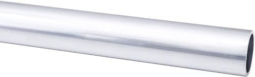 Tynulox Tubo de aluminio 6061 de 34 de pulgada de diámetro exterior, 1 x 12 pulgadas de largo (pared de 0.08 pulgadas), tubo redondo de aluminio sin