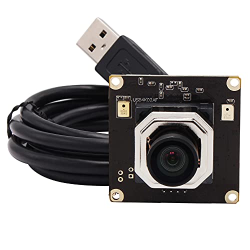 Caméra grand angle SVPRO Webcam 4K Ultra HD avec autofocus USB pour ordinateur