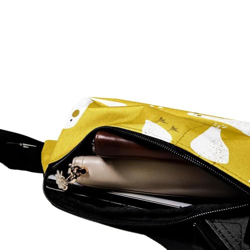 Mochila bandolera de gansos en el prado para tu alegría 5
