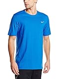 Nike Mens Embroidered Swoosh Tee Royal Blue/White MD