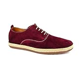  Richelieu J.Bradford Cuero Burdeos - Color - Burdeos, Talla Zapatos - 44
