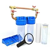 Composición | El doble portafiltro de agua 2 en 1 consta de dos portafiltros de 3 piezas con un anillo de sujeción giratorio para garantizar una buena impermeabilidad entre el cuenco y la cabeza.