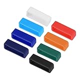 uxcell Correa de reloj de repuesto, de goma, retenedores de reloj de silicona para correa de reloj de 22 mm de ancho, color mixto, 8 unidades