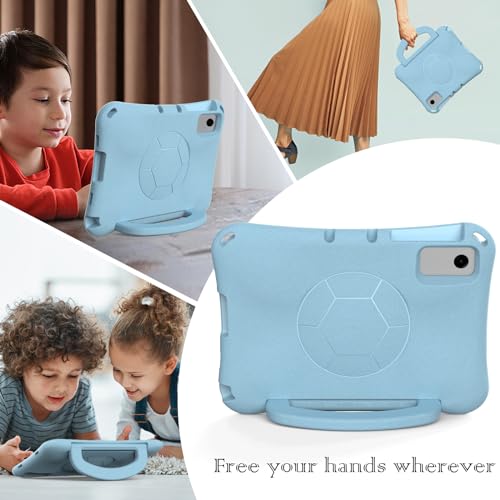 Coque EVA bleu clair pour Samsung Galaxy Tab A11 Plus 11 pouces 2025 - 2