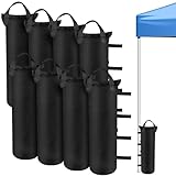 OBYCPIN 8 Stück Sandsäcke zum Beschweren - 10kg Kapazität pro Sandsack Gewichte für Pavillon 3x3 und Garten Pavillion - 600D Oxford Stoff Beschwerung für Zelt, Strand und Outdoor