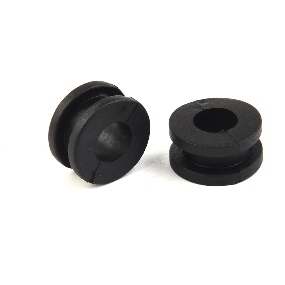 Pièces Détachées Suzuki 10 Rondelles Caoutchouc Moto Suzuki - Œillets Carénage ABS Noir - Joints Réservoir Pièces Détachées Moto Suzuki