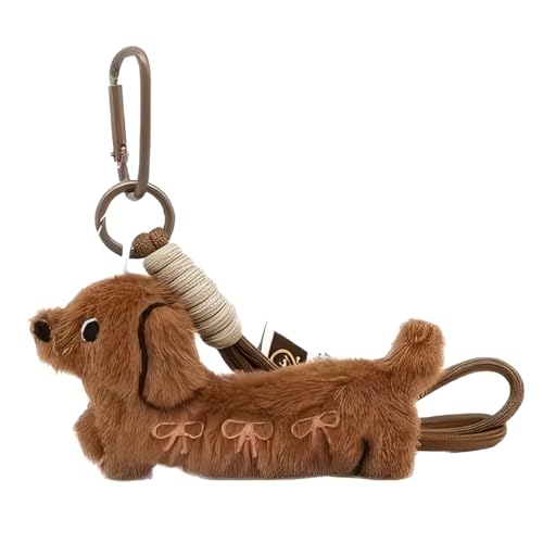 Imagen de GONZTEL 1 pieza Llavero perro salchicha