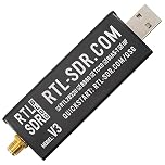 RTL-SDR Blog V3 R860 RTL2832U 1PPM TCXO SMA Software Defined Radio (Solo Dongle) (Nero)